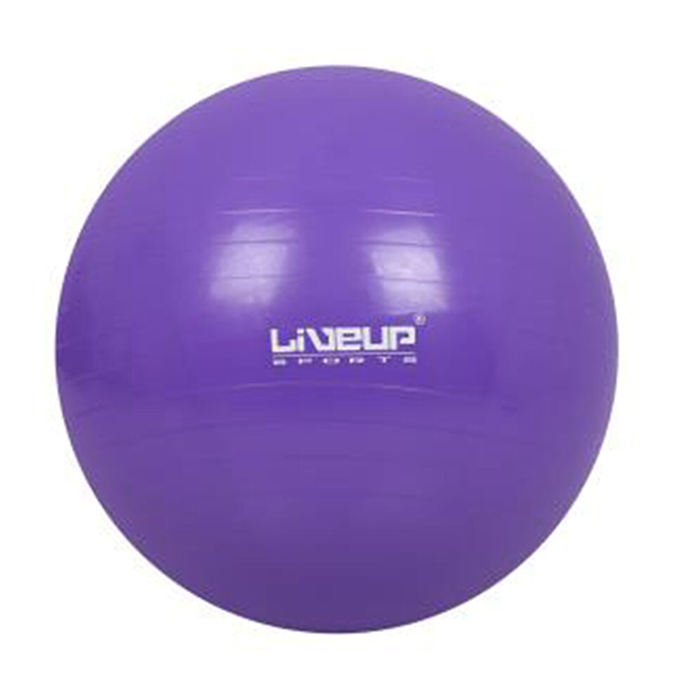 Liveup Patterned Gym Ball Pilates & Yoga Ürünleri LS3577 GYM BALL PURPLE 55CM Renkli